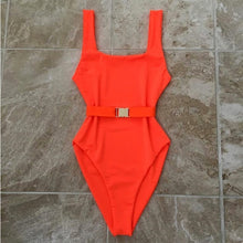 Load image into Gallery viewer, Pink One-Shoulder Bikini