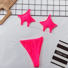 Load image into Gallery viewer, Clear strap Bikini Set