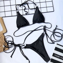 Load image into Gallery viewer, Peachtan Sexy triangle bikinis