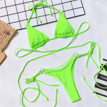 Load image into Gallery viewer, Peachtan Sexy triangle bikinis