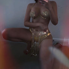 Load image into Gallery viewer, Bling Crystal Rhinestone Bikini