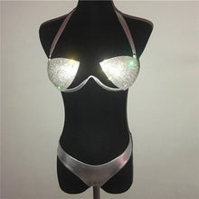 Load image into Gallery viewer, Bling Crystal Rhinestone Bikini