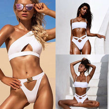 Load image into Gallery viewer, White Swimsuit Separate Bikini